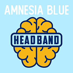 Amnesia Blue Head Band