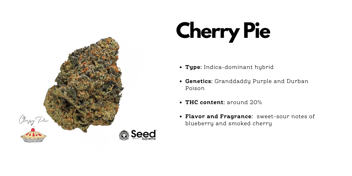 cherry pie cannabis hybrid strain